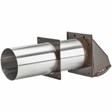 LAMBRO INDUSTRIES Lambro Industries 224B Plastic Exhaust Wall Hood Vent 4 inch