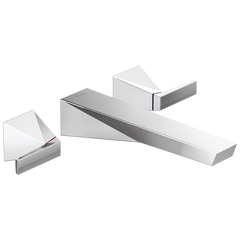 DELTA FAUCET Delta T3543LF-PR-WL Two Handle Wall Mount Bathroom Faucet Trim
