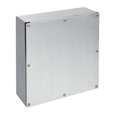 NVENT nVent HOFFMAN A12124GSC Screw-Cover Gasketed Type 3, 12.00x12.00x4.00, Galvanized, Steel