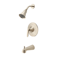 PFISTER Pfister LG89-8WRK Weller 1 Handle Tub and Shower Trim Kit Brushed Nickel
