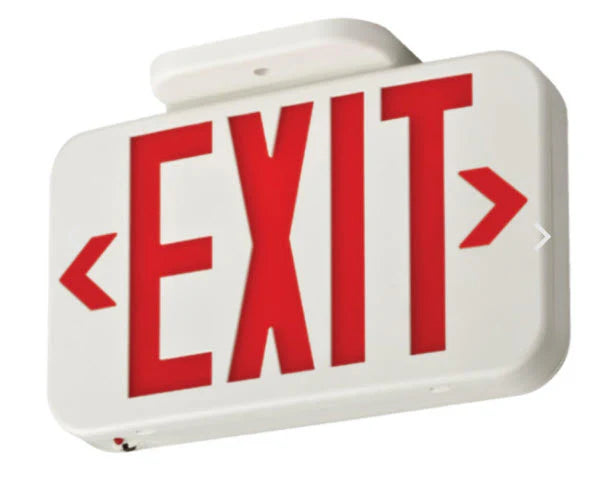 ACUITY BRANDS Acuity Brands EXRGELM6 Lithonia Thermoplastic LED Exit Red/Green Switchable Emergency