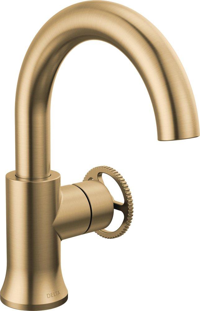 DELTA FAUCET Delta Faucet 558HAR-CZ-DST Trinsic® Single Handle Monoblock Bathroom Sink Faucet in Champagne Bronze