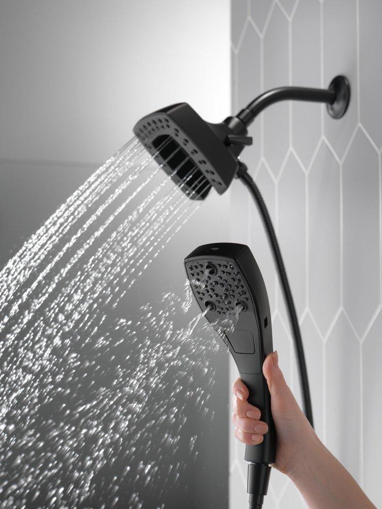 DELTA FAUCET Delta Faucet 58474-BL25 In2Ition Multi Function Hand Shower Matte Black