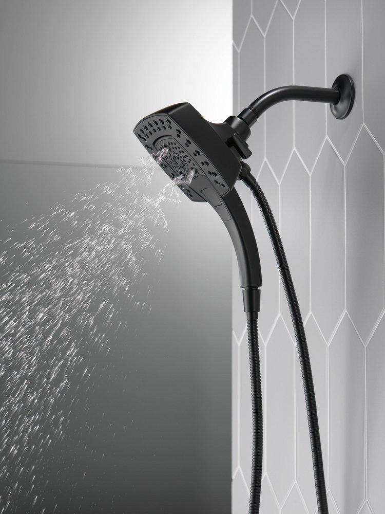 DELTA FAUCET Delta Faucet 58474-BL25 In2Ition Multi Function Hand Shower Matte Black