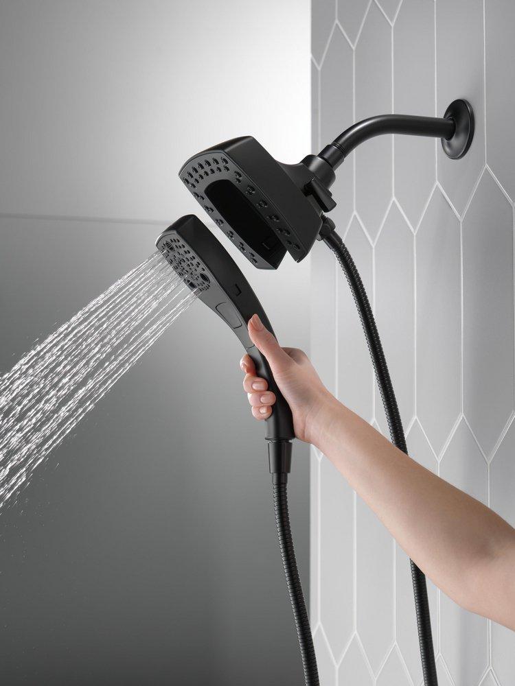 DELTA FAUCET Delta Faucet 58474-BL25 In2Ition Multi Function Hand Shower Matte Black