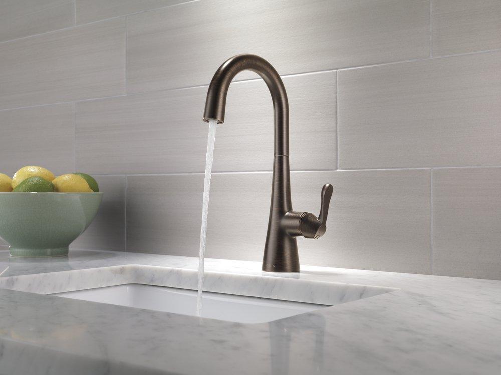 DELTA FAUCET Delta Faucet 1953LF Addison Single Handle Bar Faucet in Chrome