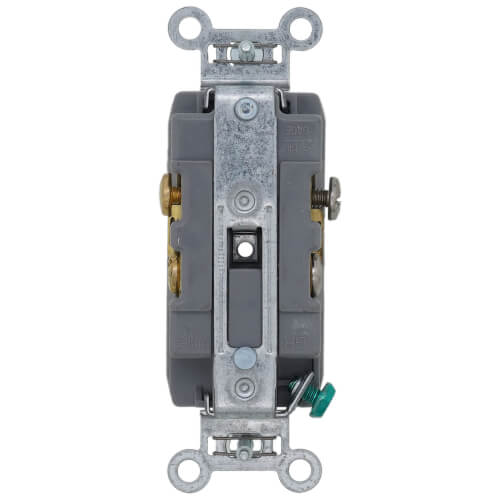 LEGRAND Pass & Seymour CR20GRY Receptacle BL STR 125VAC 20A 2 3 Gray