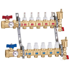 CALEFFI Caleffi 6686G5S1A TwistFlow Radiant Manifold Assembly 1 inch