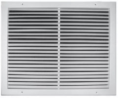 TRUAIRE TRUaire A27024X20 Aluminum Fixed Bar Return Air Grille 24 x 20 inches