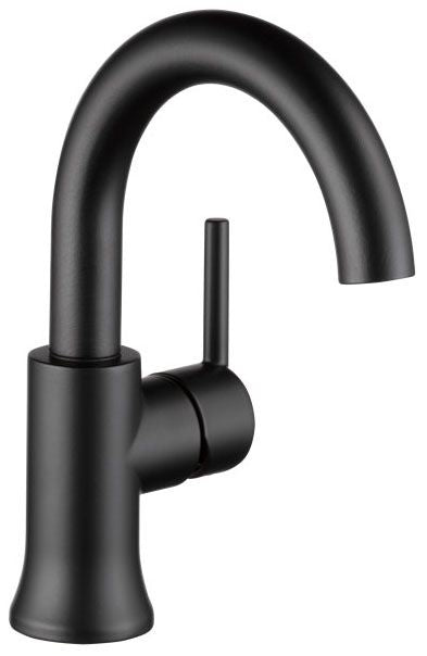 DELTA FAUCET Delta Faucet 559HA-BL-DST Trinsic Single Handle Bathroom Faucet Matte Black