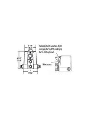 ACUITY BRANDS Lithonia Lighting FTSU Floodlight Tenon Slipfitter