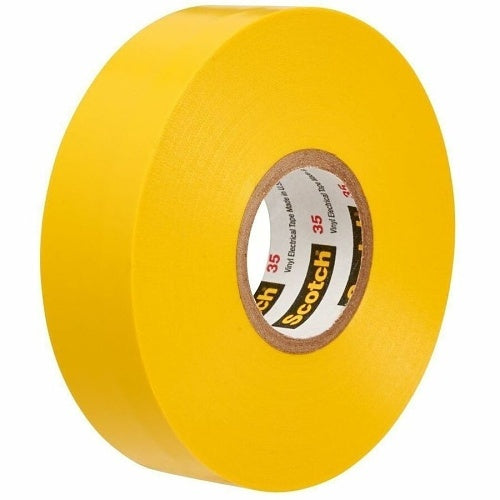 3M 3M 35-YELLOW-3/4X66FT Vinyl Color-Coding Electrical Tape 35
