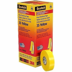 3M 3M 35-YELLOW-3/4X66FT Vinyl Color-Coding Electrical Tape 35