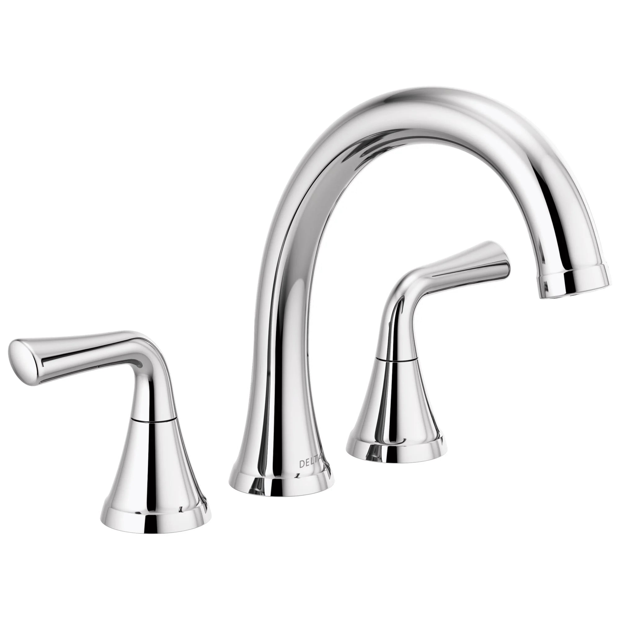 DELTA FAUCET Delta Faucet T2733 Kayra Roman Tub Faucet Trim Chrome