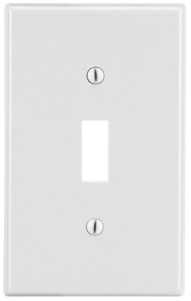 HUBBELL Hubbell P1W Toggle Wallplate Standard Nylon White