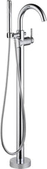 DELTA FAUCET Delta Faucet T4759-FL Trinsic Floor-Mount Freestanding Tub Filler With Hand Held Shower Chrome
