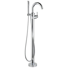 DELTA FAUCET Delta Faucet T4759-FL Trinsic Floor-Mount Freestanding Tub Filler With Hand Held Shower Chrome
