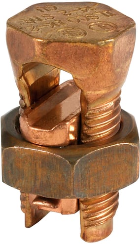 NVENT Ilsco IK-6N Copper Split Bolt Conductor Range for Equal Main & Tap 6 Sol - 10 Sol