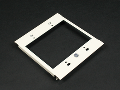 LEGRAND Legrand G6007C-2 Wiremold 4-5/16 Gray Steel Multiple Channel Raceway 2-Gang Device Plate
