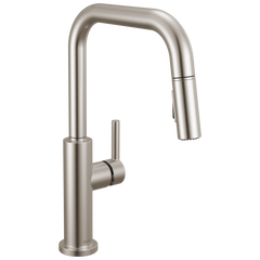 DELTA FAUCET Delta Faucet 19868LF-CZ Nicoli Single Handle Pull-Down Kitchen Faucet in Champagne Bronze