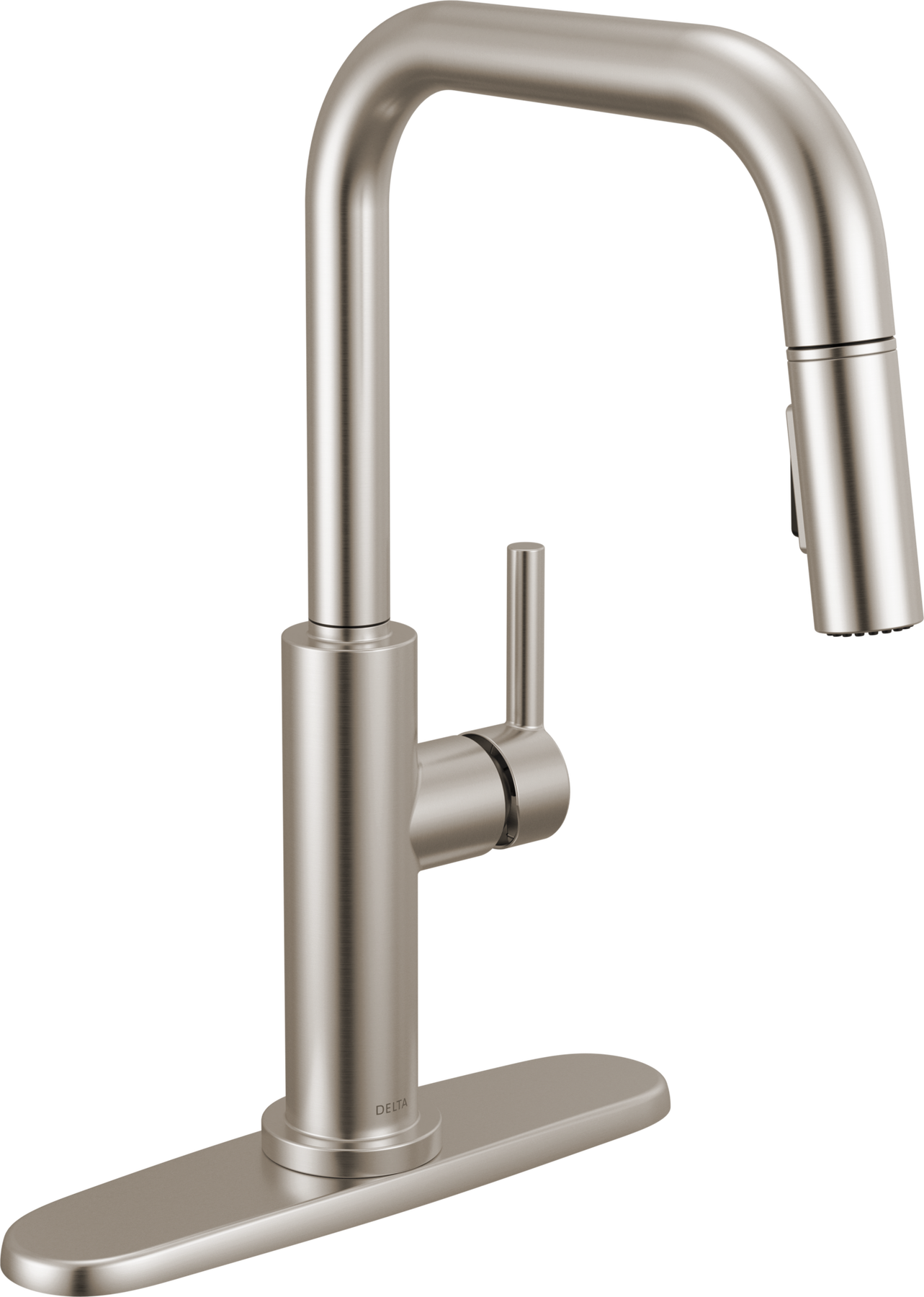 DELTA FAUCET Delta Faucet 19868LF-CZ Nicoli Single Handle Pull-Down Kitchen Faucet in Champagne Bronze