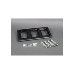 LEGRAND Legrand-Wiremold 837PCC-BLK OmniBox Series 3-Gang Carpet Flange 5.750 Inch Width x 13 Inch Length