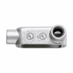 EATON Crouse-Hinds LR125M Conduit Body Type LR 1-1/4 in Hub 5 Form