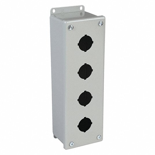 NVENT Hoffman E4PB Pushbutton Enclosure 4 Hole 30.5mm