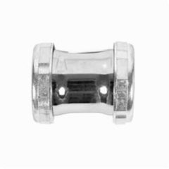 OATEY Oatey 793D-1 Dearborn Double Slip Joint Connector, 1-1/2x2 in Nominal, 20 ga, Brass, Chrome Plated