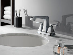 DELTA FAUCET Delta Faucet 2564-MPU-DST Ashlyn Two Handle Centerset Bathroom Faucet in Chrome