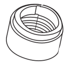 JAY R SMITH JAY R SMITH MFG 0100C-P 4 X 3-1/4 IN. ABS Coupling