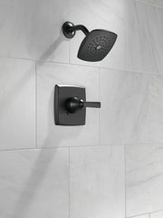 DELTA FAUCET Delta Faucet T14264-BL Ashlyn Monitor 14 Series Shower Trim Kit in Matte Black