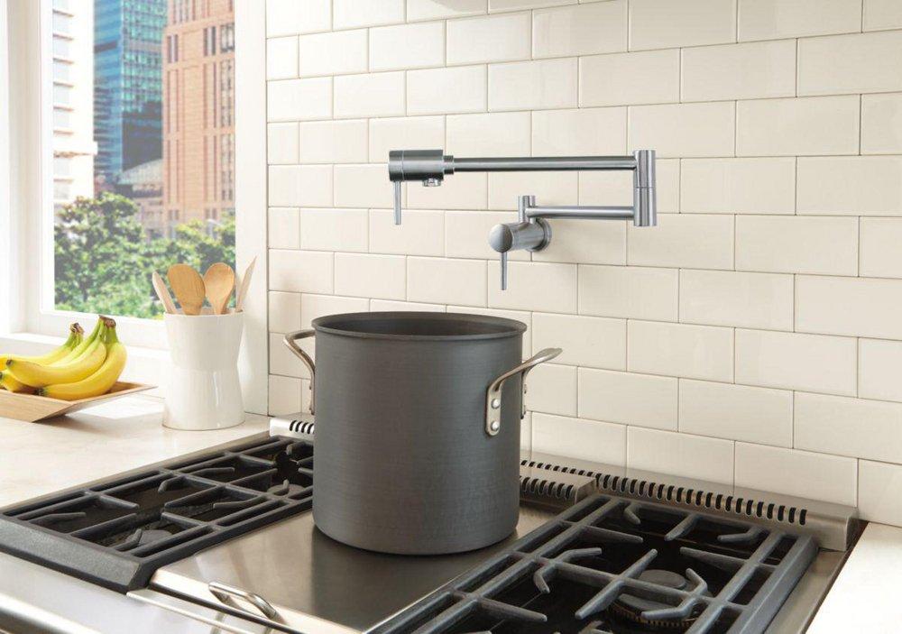 DELTA FAUCET Delta Faucet 1165LF-AR Contemporary Wall Mount Pot Filler