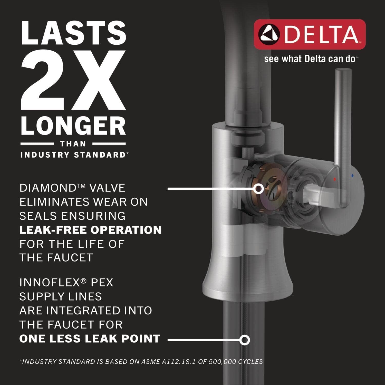 DELTA FAUCET Delta Faucet 532-RBMPU-DST Woodhurst Single Handle Bathroom Faucet in Venetian Bronze