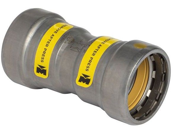 MUELLER STREAMLINE Mueller CP10150G Carbon Steel Coupling With Stop, P X P, 2in X 2in