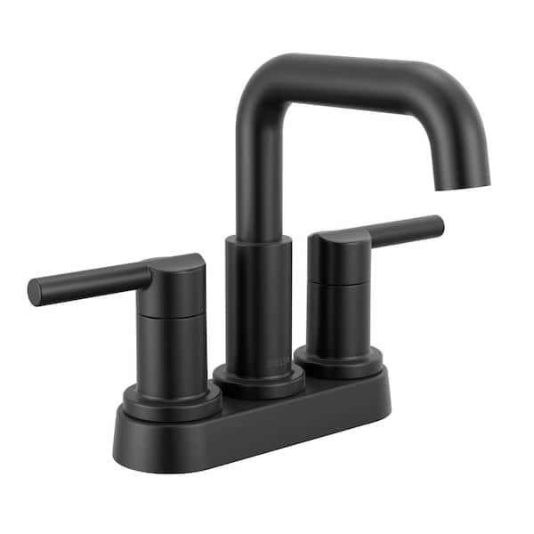 DELTA FAUCET Delta 25849LF-BL Nicoli Two Handle Centerset Bathroom Faucet