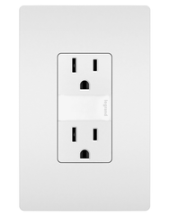 LEGRAND Pass & Seymour NTL885TRW Night Light and Tamper Resistant Outlet 15A 125W
