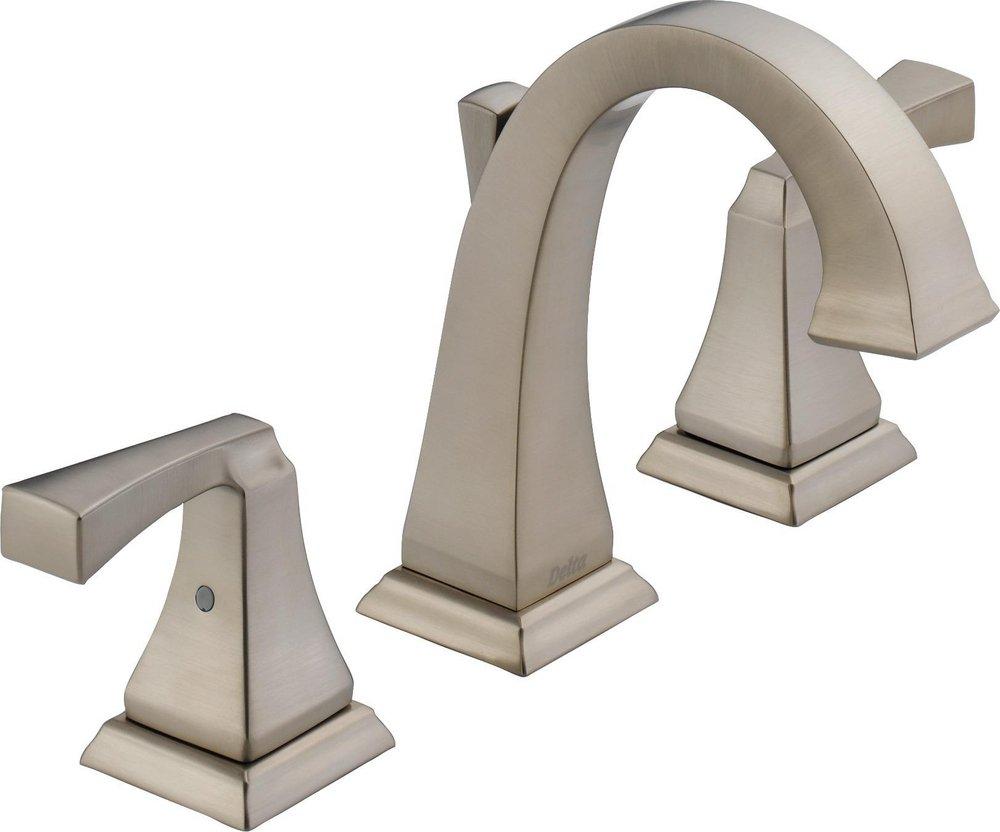 DELTA FAUCET Delta Faucet 3551-SPMPU-DST Dryden Two Handle Widespread Bathroom Sink Faucet
