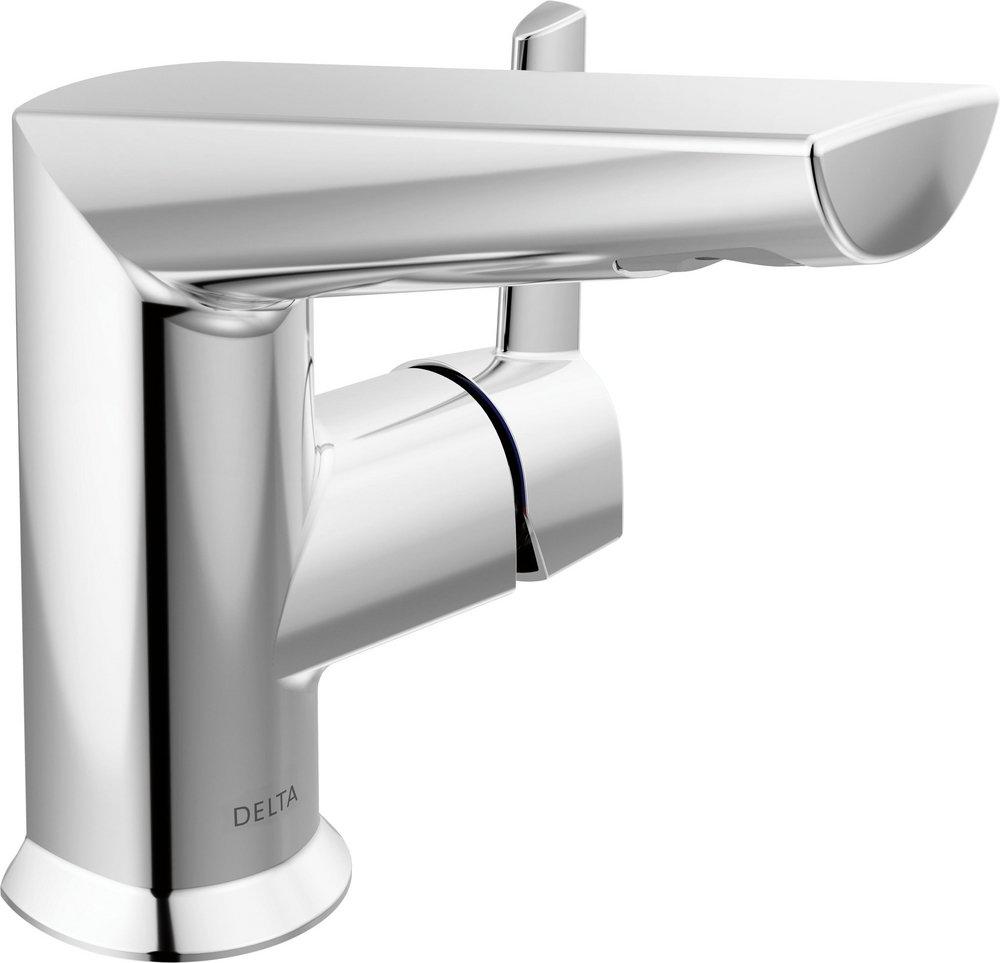 DELTA FAUCET Delta Faucet 572-PR-MPU-DST Galeon Single Handle Monoblock Bathroom Sink Faucet in Lumicoat Chrome
