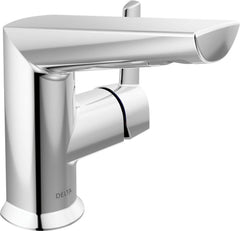 DELTA FAUCET Delta Faucet 572-PR-MPU-DST Galeon Single Handle Monoblock Bathroom Sink Faucet in Lumicoat Chrome