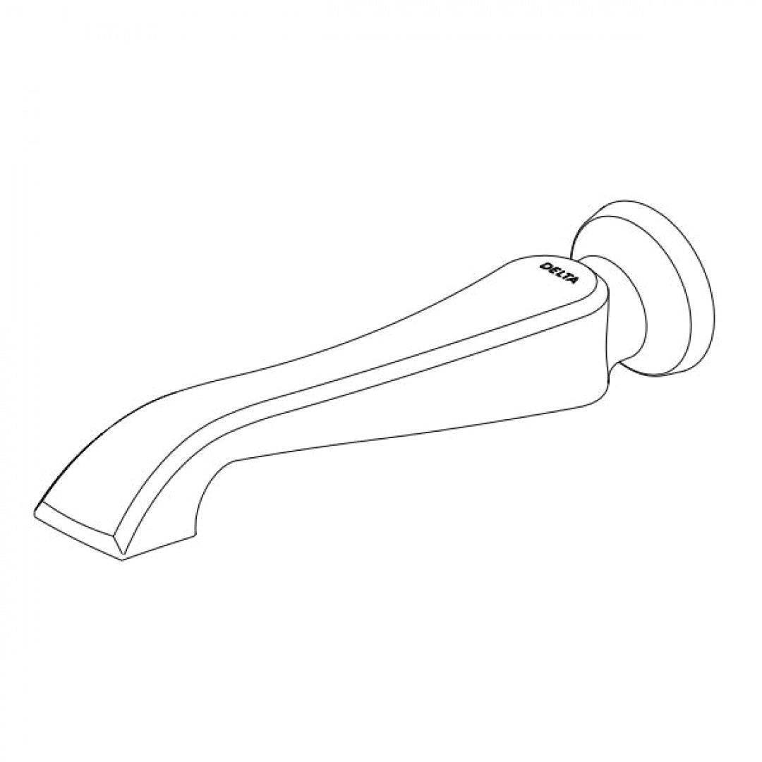 DELTA FAUCET Delta RP100975 Dorval Spout Wall-Mount Lav