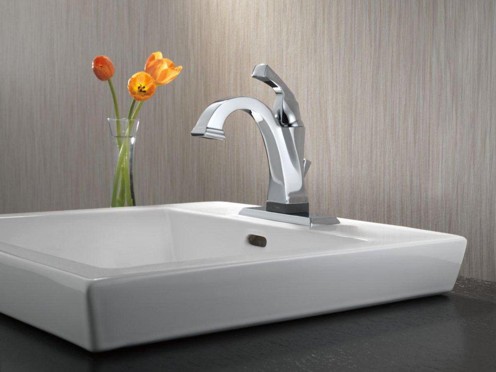 DELTA FAUCET Delta Faucet 551T-DST Dryden Single Handle Sensor Bathroom Sink Faucet