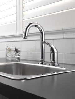 DELTA FAUCET Delta Faucet 1903-DST Single Handle Bar Faucet 1.5 GPM at 60 PSI