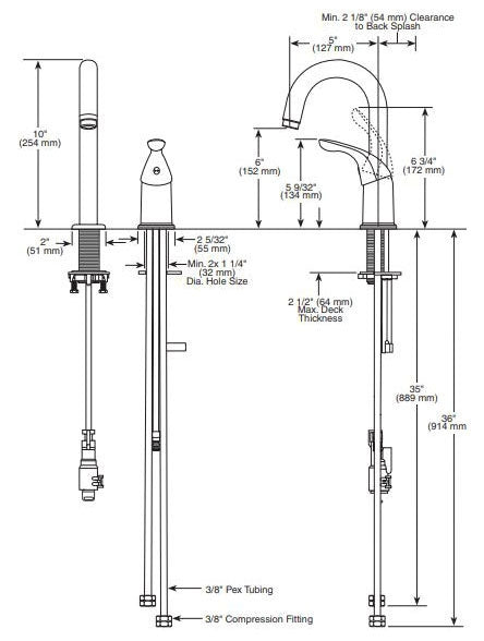 DELTA FAUCET Delta Faucet 1903-DST Single Handle Bar Faucet 1.5 GPM at 60 PSI