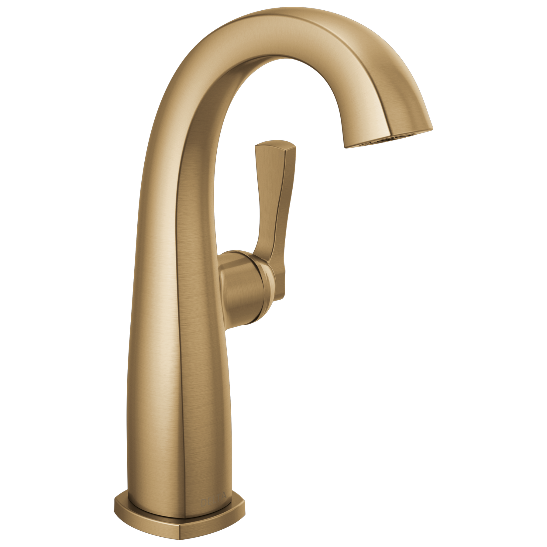 DELTA FAUCET DELTA 677-CZ-PR-DST Stryke Single Handle Mid-Height Bathroom Faucet 1.2 GPM