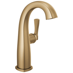 DELTA FAUCET DELTA 677-CZ-PR-DST Stryke Single Handle Mid-Height Bathroom Faucet 1.2 GPM