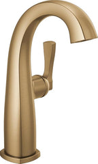 DELTA FAUCET DELTA 677-CZ-PR-DST Stryke Single Handle Mid-Height Bathroom Faucet 1.2 GPM