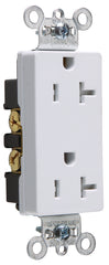 LEGRAND Legrand TR26352W Tamper Resistant Back and Side Wire 20 Amp 125 Volt White Decorator Spec Grade Receptacle
