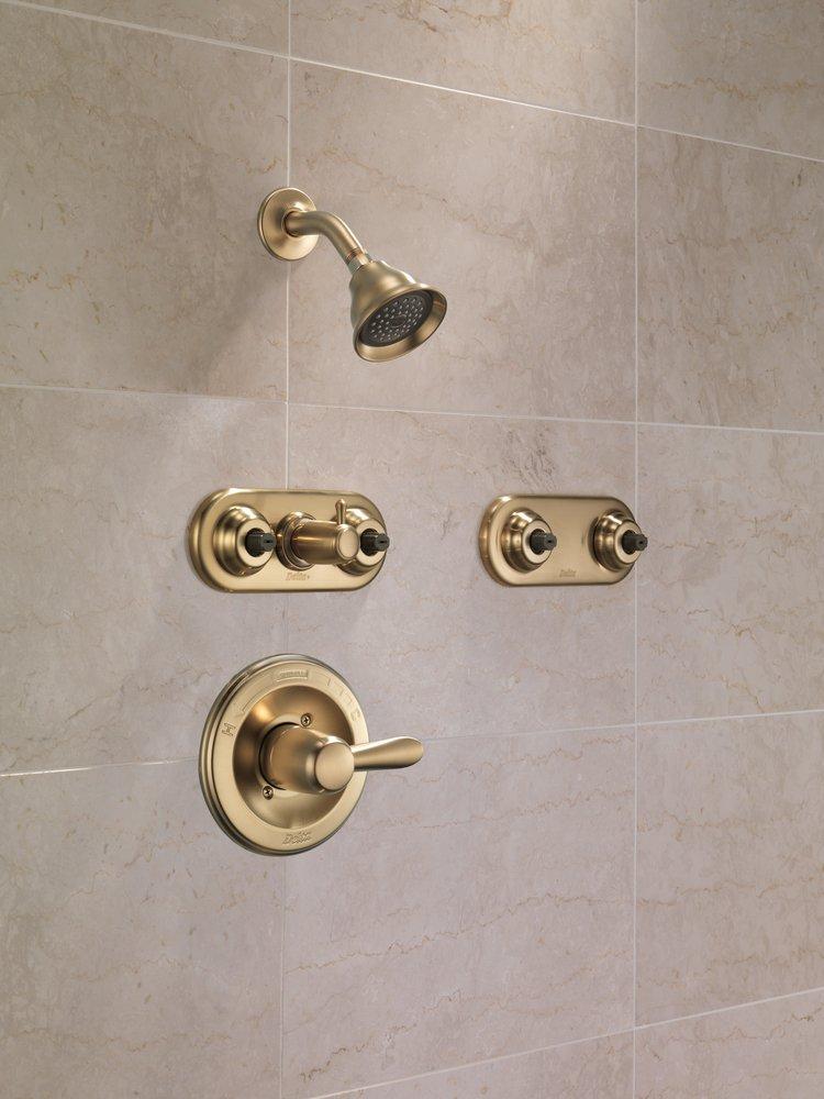 DELTA FAUCET Delta Faucet T17238-CZ Lahara One Handle Single Function Shower Faucet in Champagne Bronze (Trim Only)