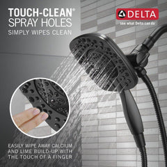 DELTA FAUCET Delta Faucet T17264-BL-I Ashlyn Single Handle Multi Function Shower Faucet in Matte Black (Trim Only)